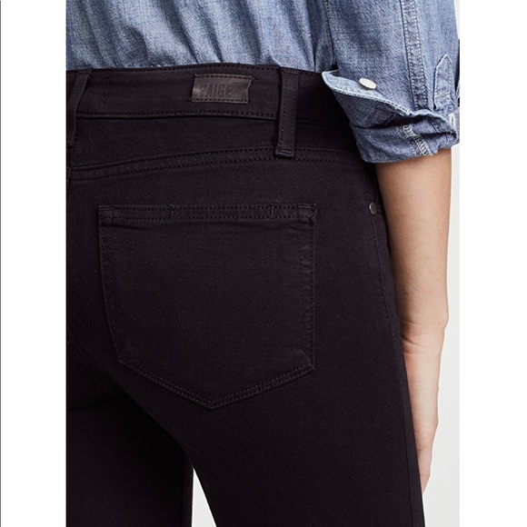 Brand NEW Paige Verdugo Ultra Skinny Black Jeans - Picture 5 of 8